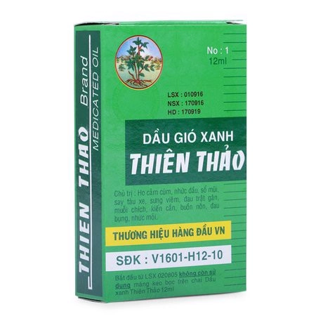 Dầu Gió Xanh Thiên Thảo chai 12ml