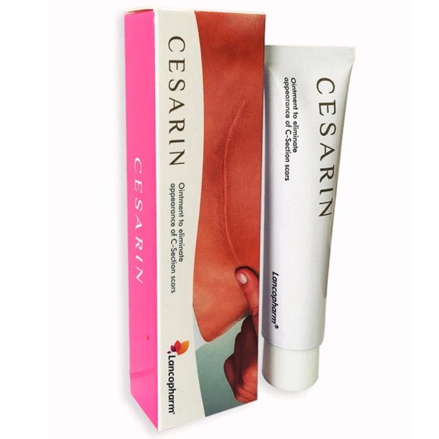 Kem làm mờ và mềm vết sẹo sau phẫu thuật Lacopharm Cesarin Ointment hộp 1 tuýp 30g