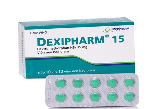 Thuốc trị ho DEXIPHARM 15mg hộp 100 viên