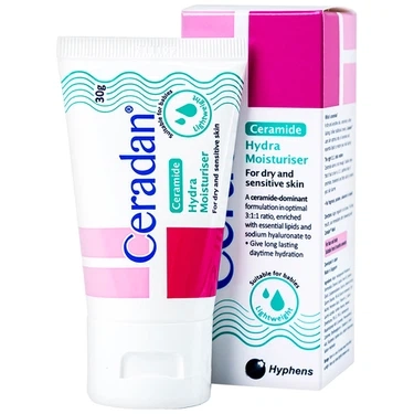 Dành cho da khô và nhạy cảm kem dưỡng ẩm Ceradan Ceramide Hydra Moisturiser hộp 30g