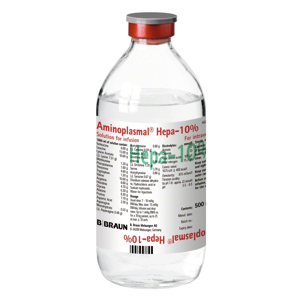 Dung dịch tiêm truyền Aminoplasmal 10%  chai 250ml