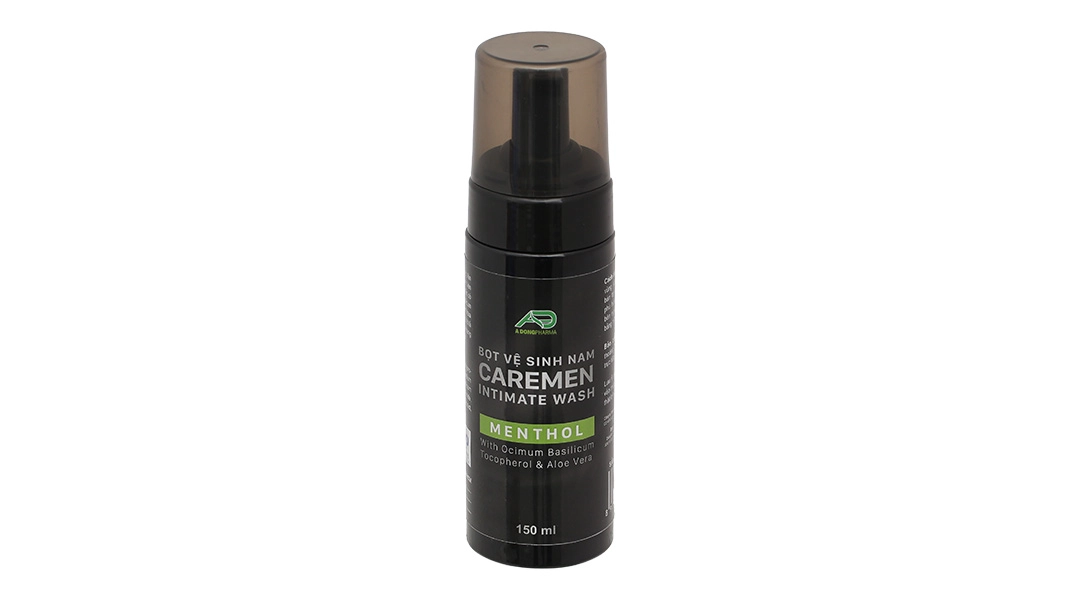 Bọt vệ sinh nam CAREMEN INTIMATE WASH Menthol chai 150ml