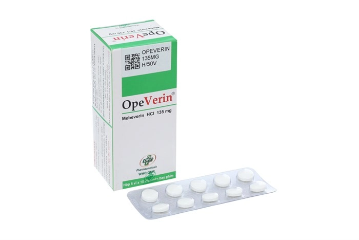 Thuốc chống co thắt OpeVerin 135mg hộp 50 viên