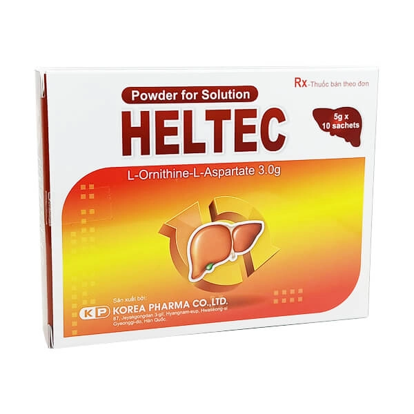 Thuốc điều trị gan Heltec 
hộp 10 gói x 5g