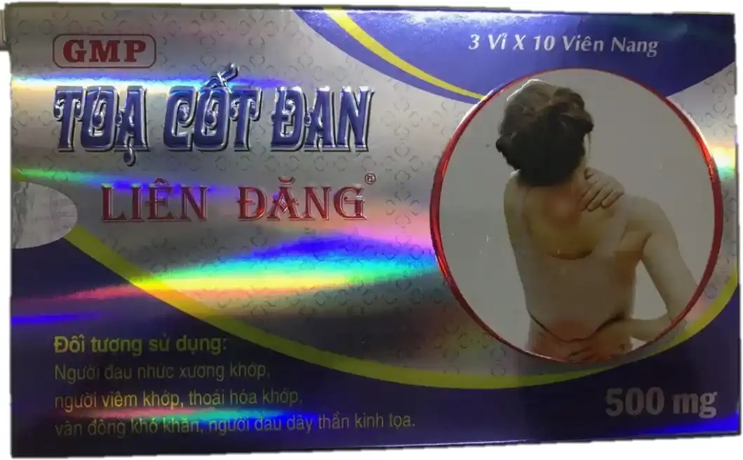 Viên uống bổ khớp Tọa Cốt Đan Liên Đăng hộp 3 vỉ x 10 viên