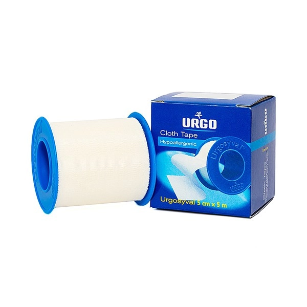 Băng vải Urgo Urgosyval hộp 1 cuộn 5cm x 5m