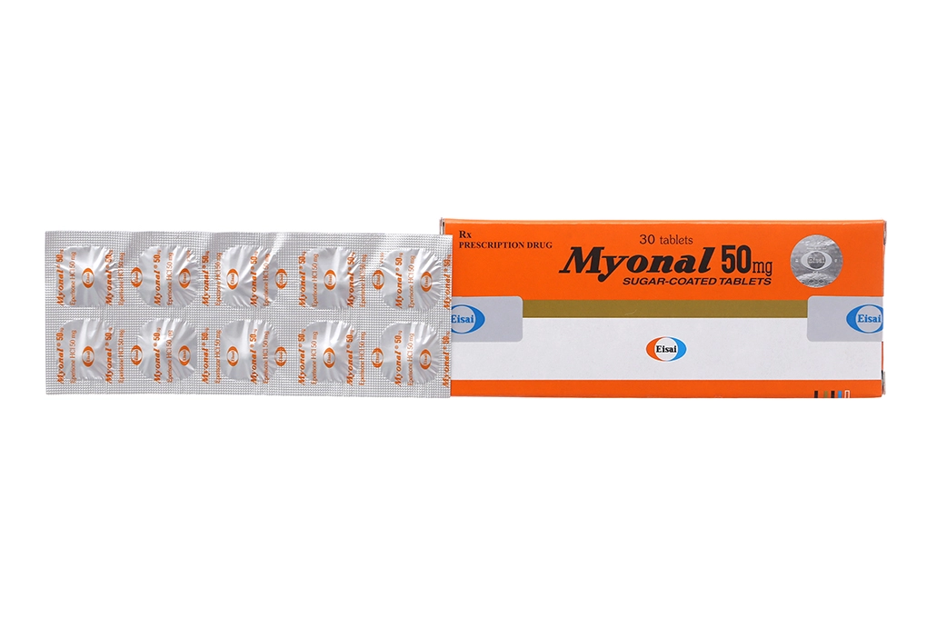 Thuốc giãn cơ Myonal 50mg hộp 30 viên