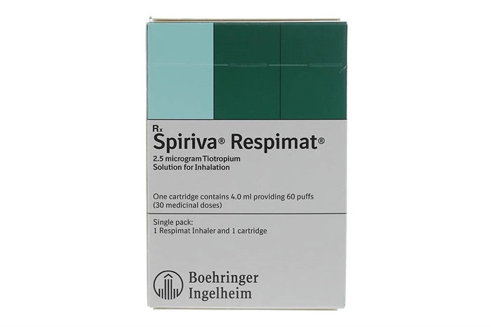 Thuốc xịt khí dung trị hen phế quản Spiriva Respimat hộp 1 ống xịt 30 liều