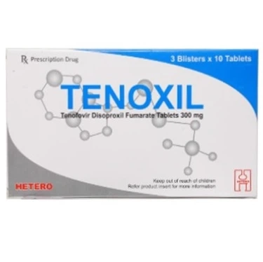 Thuốc điều trị viêm gan B mạn tính Tenoxil hộp 3 vỉ x 10 viên