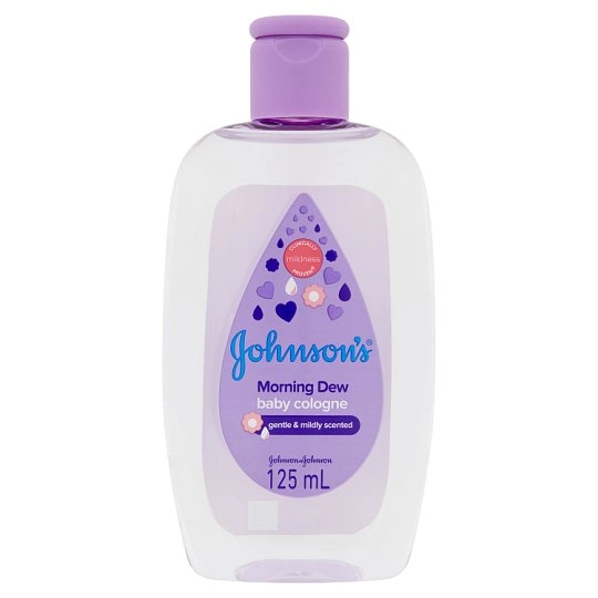 Nước hoa Johnson's Morning Dew Baby Cologne (tím) chai 125ml