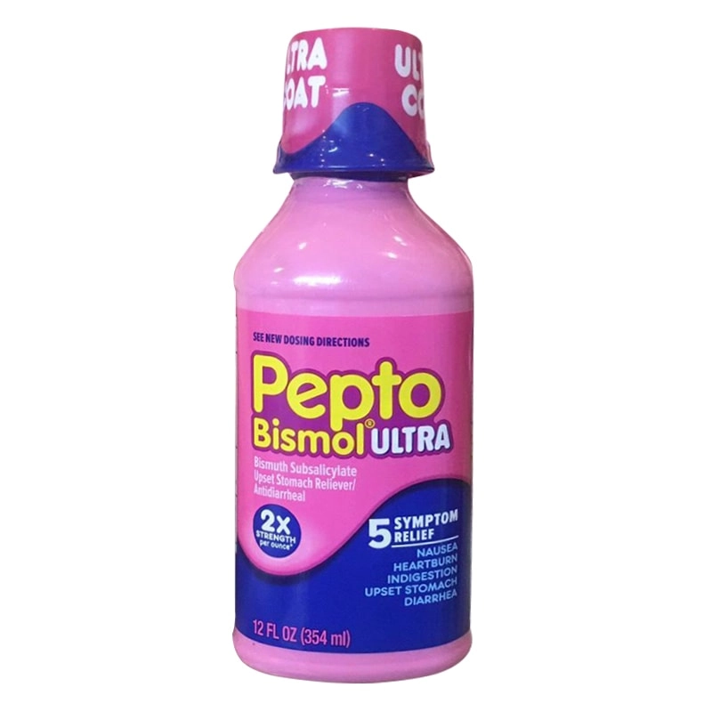 Siro hỗ trợ tiêu hóa Pepto Bismol Ultra chai 354ml
