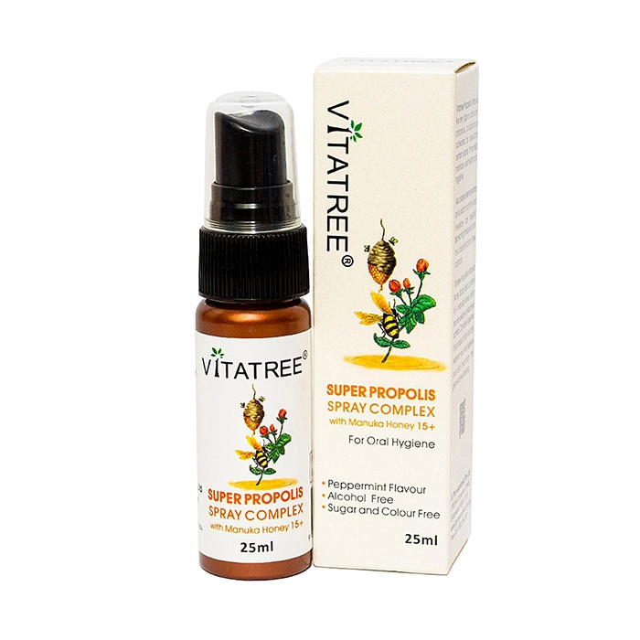 Xịt keo ong Vitatree hộp 1 lọ 25ml