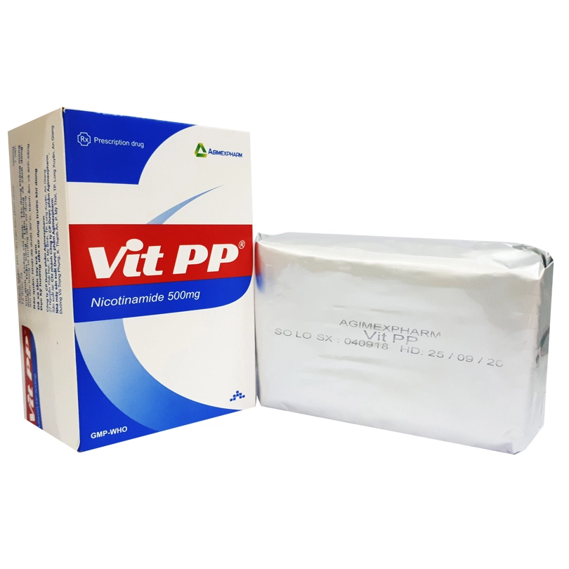 Thuốc bổ sung vitamin Vit PP Agimexpharm hộp 100 viên