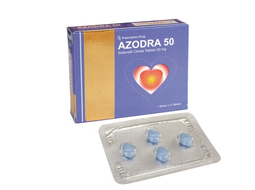 Thuốc trị rối loạn cương dương Azodra 50mg hộp 4 viên