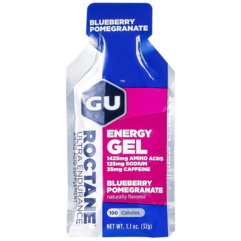 Bổ sung năng lượng trong hoạt động thể thao thực phẩm bổ sung GU Gel Blueberry Pomegranate hộp 24 gói x 32g