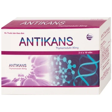Thuốc hỗ trợ tăng cường hệ miễn dịch Antikans Armephaco hộp 3 vỉ x 10 viên
