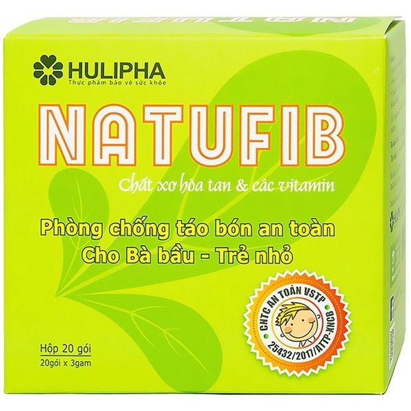 Phòng chống táo bón Natufib hộp 20 gói 3g