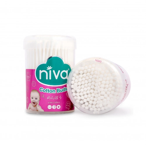 Tăm bông cho bé Niva hộp 150 que