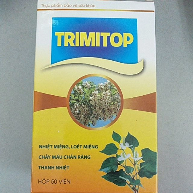 Thực phẩm bảo vệ sức khoẻ Trimitop hộp 50 viên