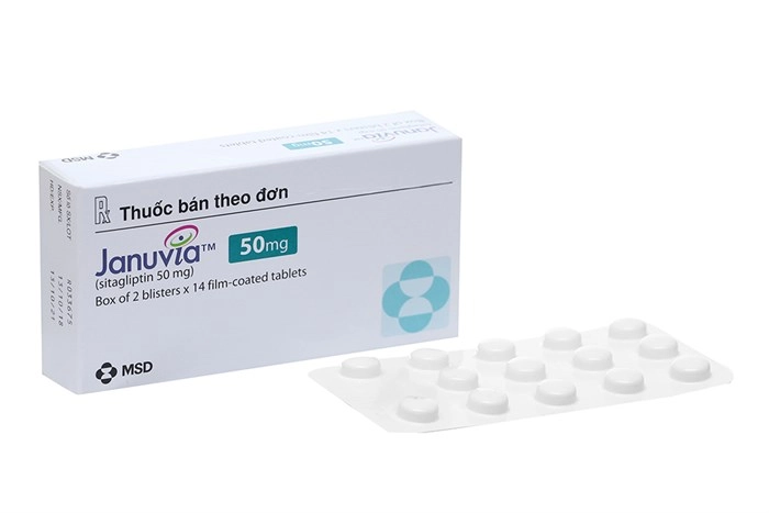 Thuốc điều trị đái tháo đường Januvia 50mg hộp 28 viên