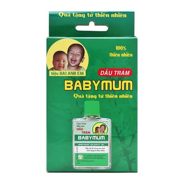 Tinh dầu tràm Babymum hộp 1 chai 22ml