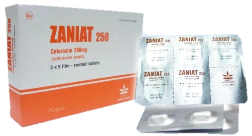 Thuốc kháng sinh Zaniat 250mg hộp 10 viên