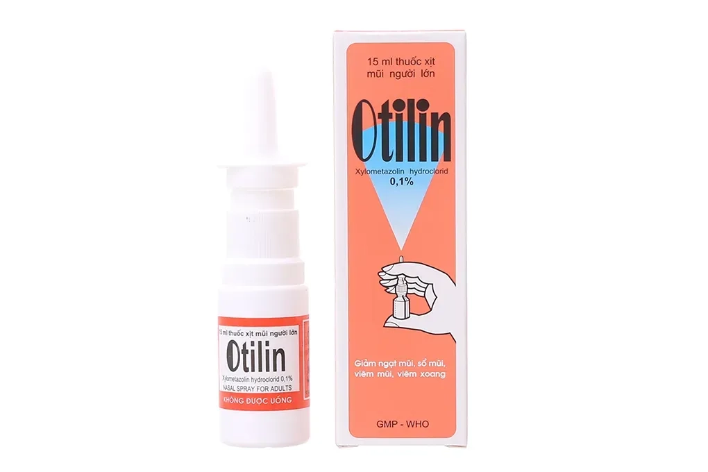 Thuốc xịt mũi người lớn Otilin 0,1% lọ 15ml