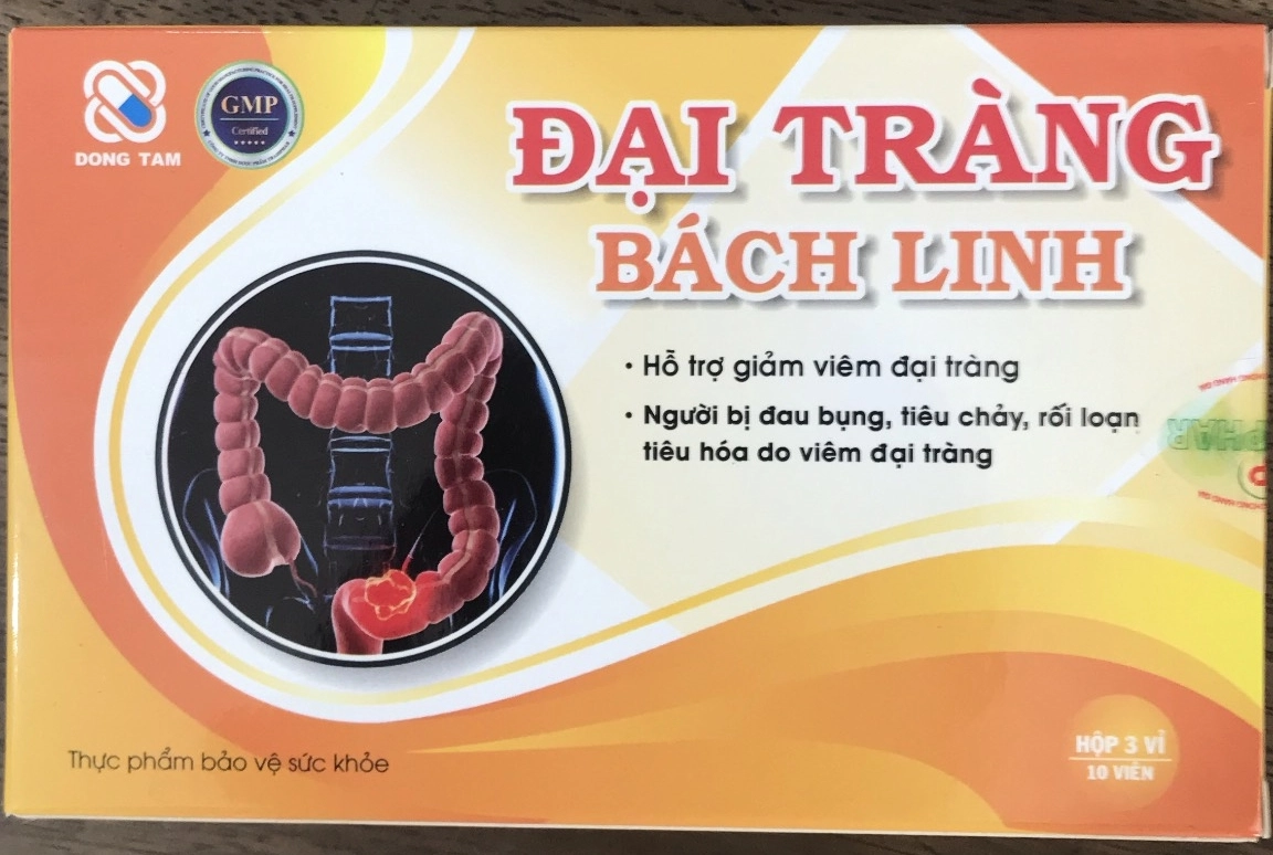 Viên uống hỗ trợ giảm viêm đại tràng Đại Tràng Bách Linh hộp 3 vỉ x 10 viên