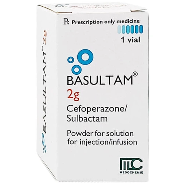 Thuốc kháng sinh Basultam 2g hộp 1 lọ x 2g
