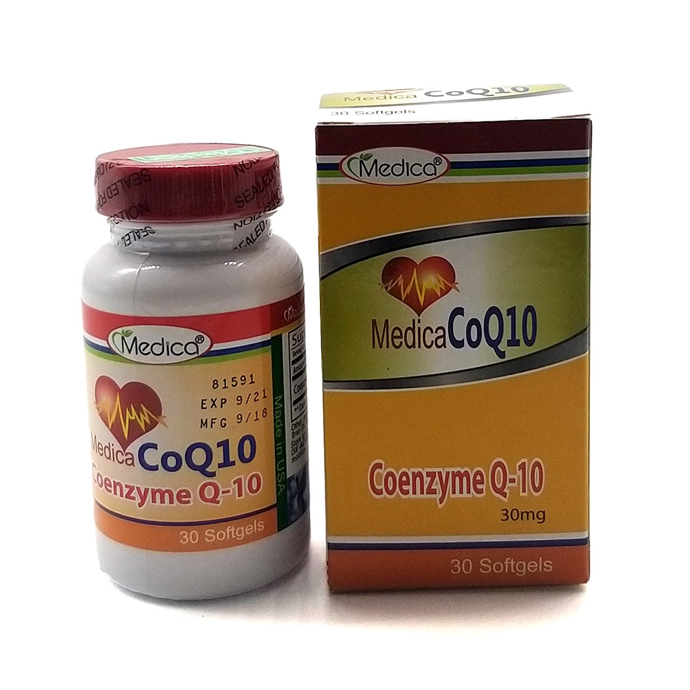 Thực phẩm bảo vệ sức khỏe Medica CoQ10 30mg hộp 1 lọ 30 viên