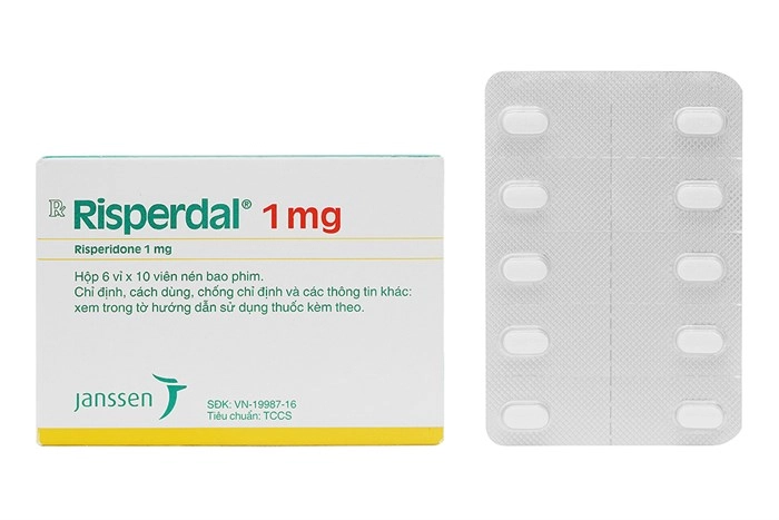 Risperdal 1mg hộp 60 viên