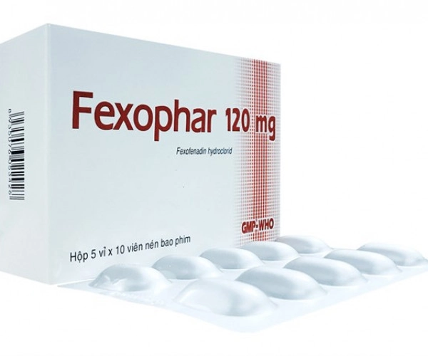 Thuốc chống dị ứng Fexophar 120mg  hộp 5 vỉ x 10 viên