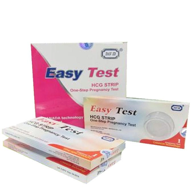 Que thử thai Easy Test (màu đỏ) hộp 10 cái