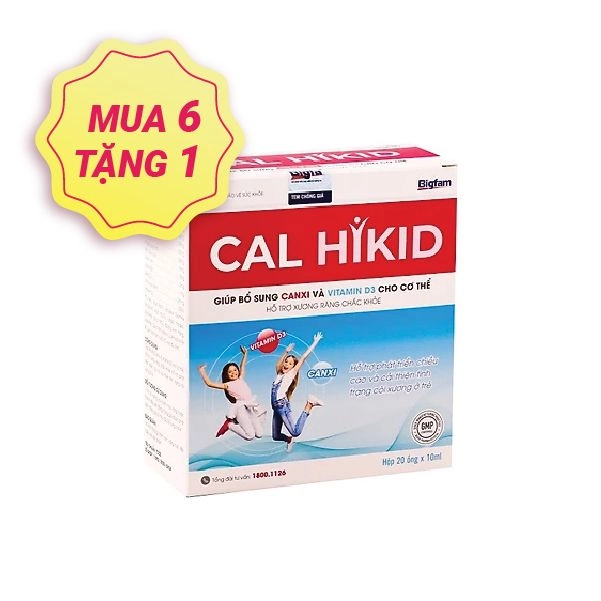Combo 6 hộp CAL HIKID Bigfam tặng 1 hộp