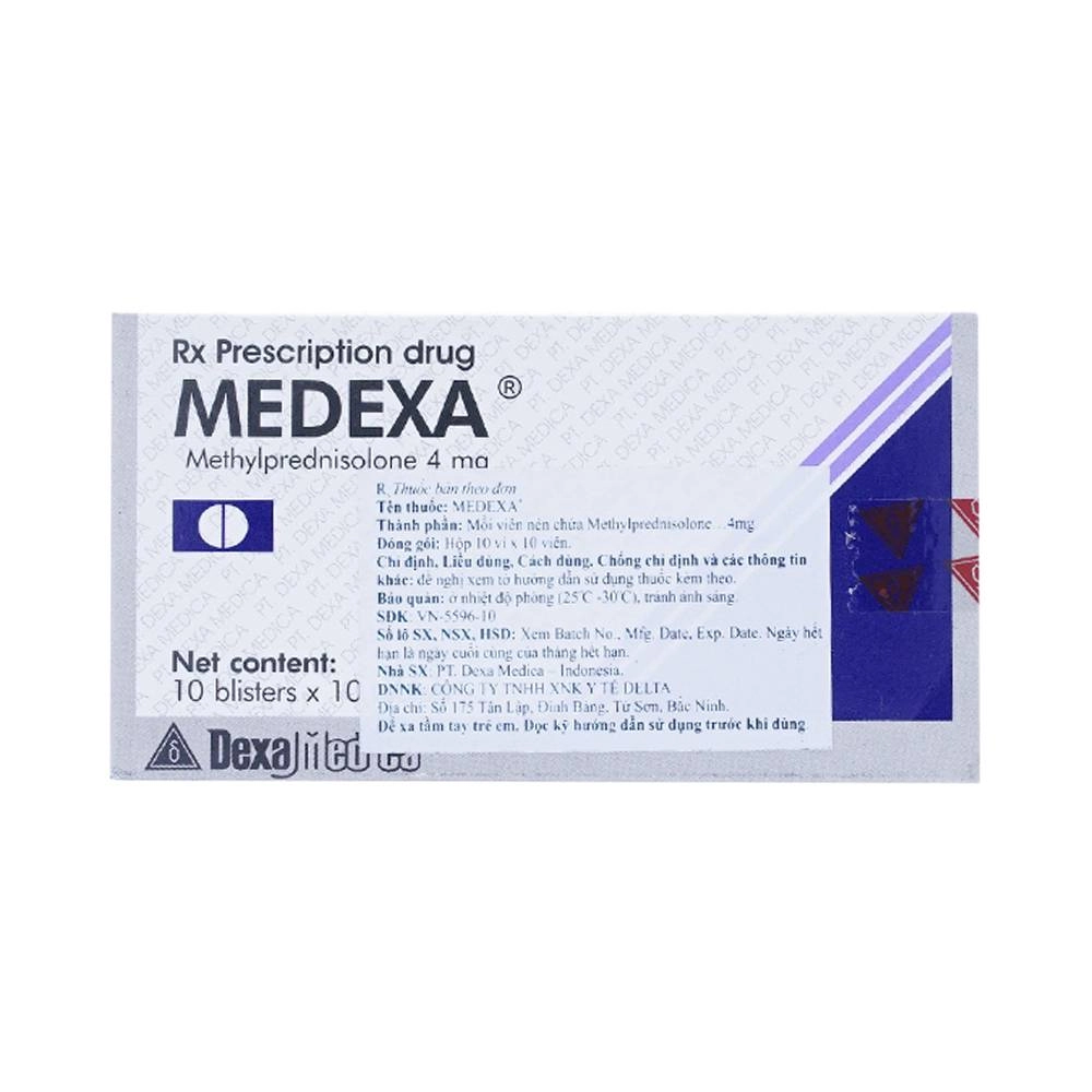 Thuốc kháng viêm Medexa hộp 100 viên