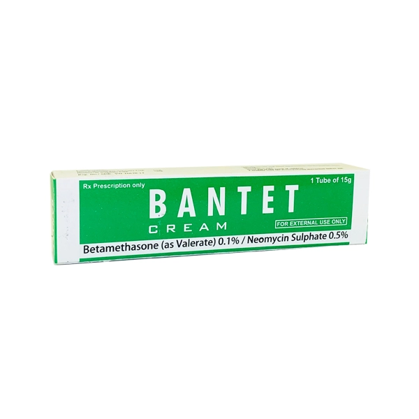 Kem bôi ngoài da BANTET cream hộp 1 tuýp 15g