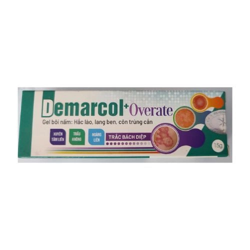 Kem bôi nấm ngứa, lang ben, hắc lào Demarcol Overate hội 1 tuýp 15g