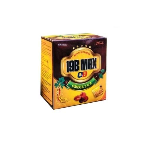 Viên uống giúp bổ sung vitamin và khoáng chất cho cơ thể 19B Max QĐ hộp 10 vỉ x 10 viên