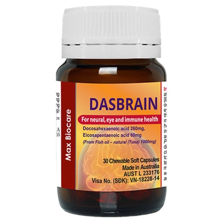 Thực phẩm chức năng DASBRAIN lọ 30 viên
