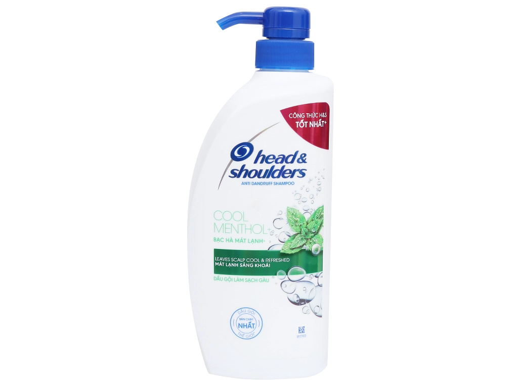 Dầu gội làm sạch gàu Head & Shoulders Cool Menthol Bạc Hà Mát Lạnh chai 625ml