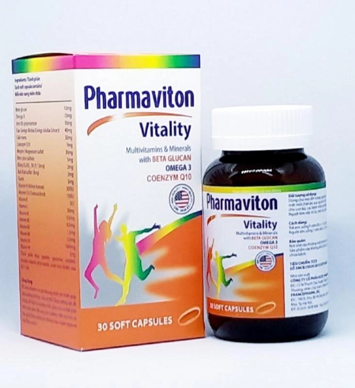 Viên uống bổ sung Vitamin và khoáng chất Pharmaviton  lọ 30 viên