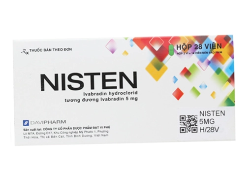 Thuốc tim mạch Nisten hộp 28 viên