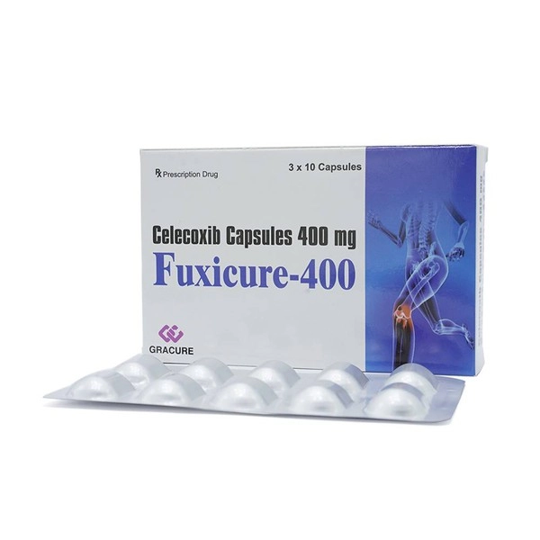 Thuốc giảm đau, kháng viêm Fuxicure 400 hộp 30 viên