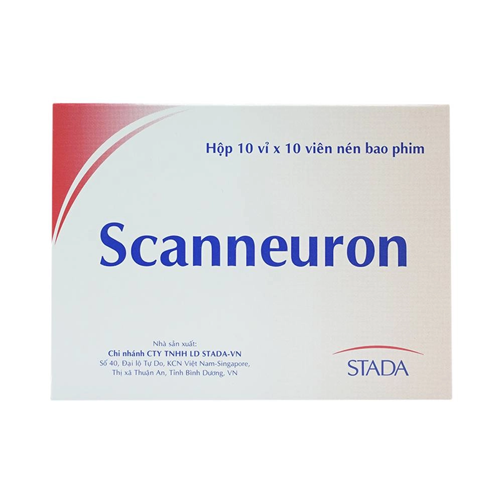 Thuốc hỗ trợ thần kinh Scanneuron STADA hộp 10 vỉ x 10 viên