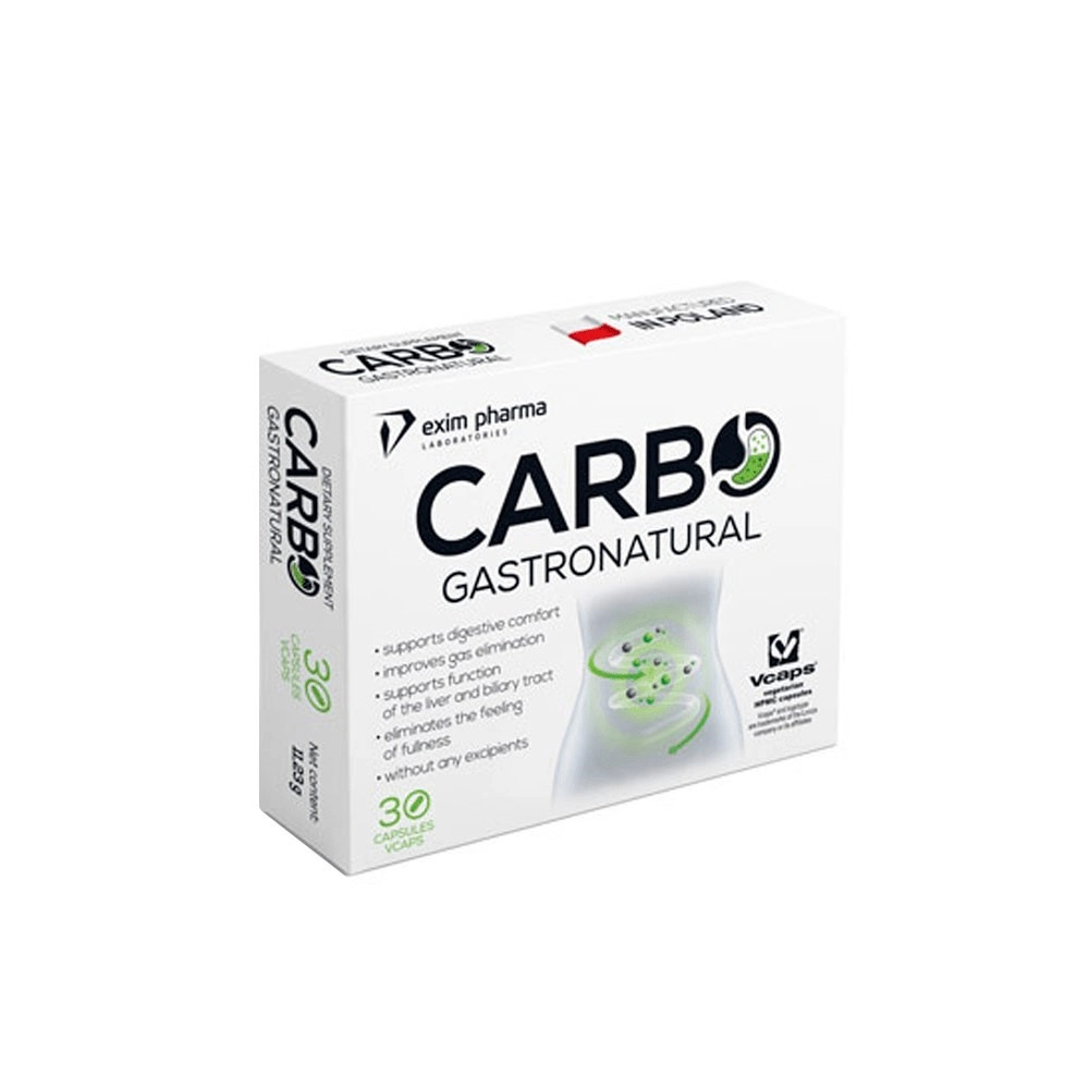 Thực phẩm chức năng hỗ trợ hệ tiêu hóa CARBO GASTRONATURAL hộp 30 viên