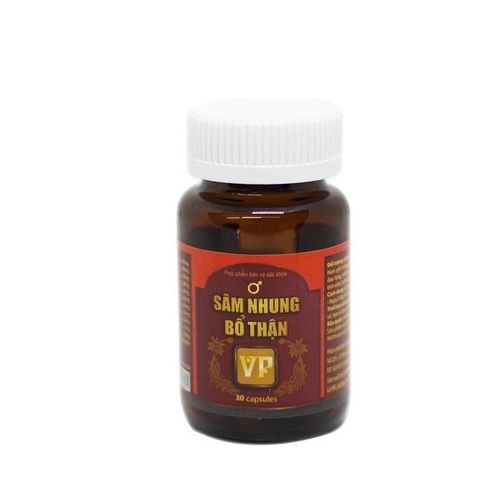Bổ thận cố tinh Sâm Nhung Bổ Thận VP hộp 1 lọ 30 viên