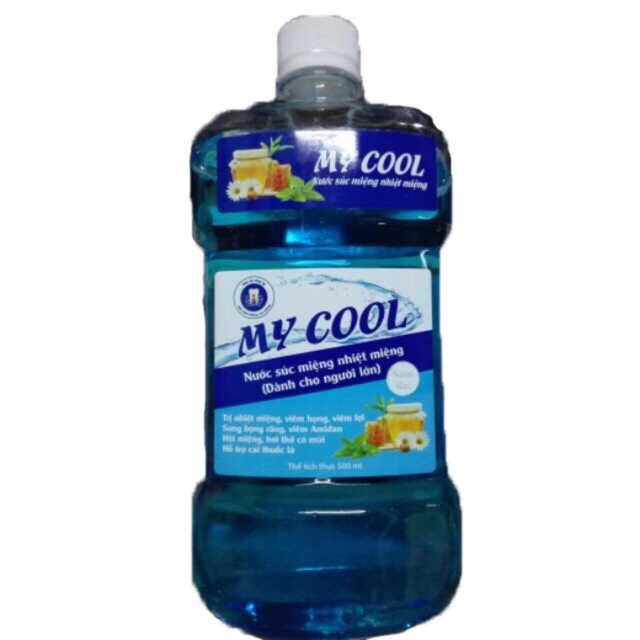 Nước súc miệng nhiệt miệng My Cool (dành cho người lớn) chai 500ml
