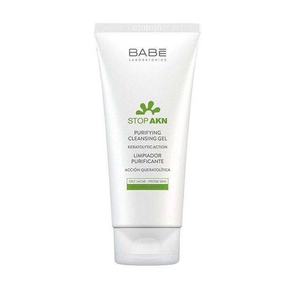 Gel rửa mặt BaBe Stop Akn Purifying Cleansing tuýp 200 ml