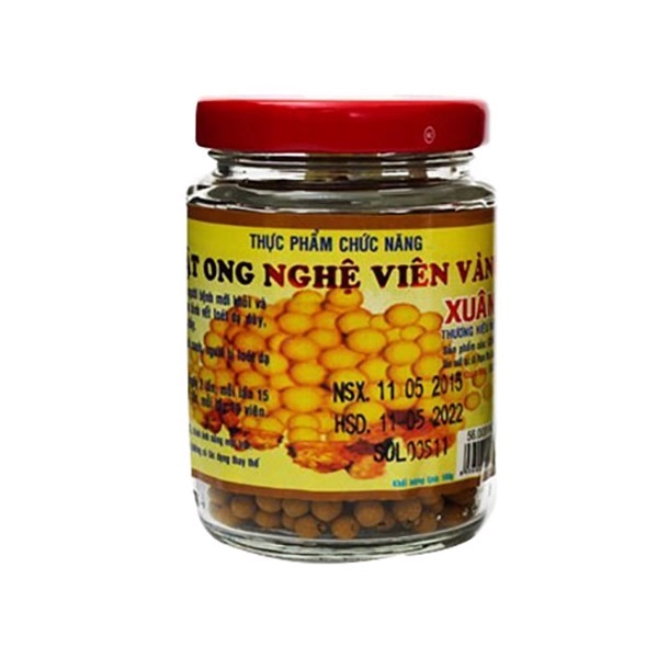 Viên nghệ vàng mật ong Xuân Nguyên lọ 100g