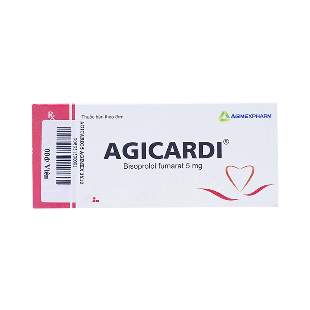 Agicardi 5mg hộp 30 viên